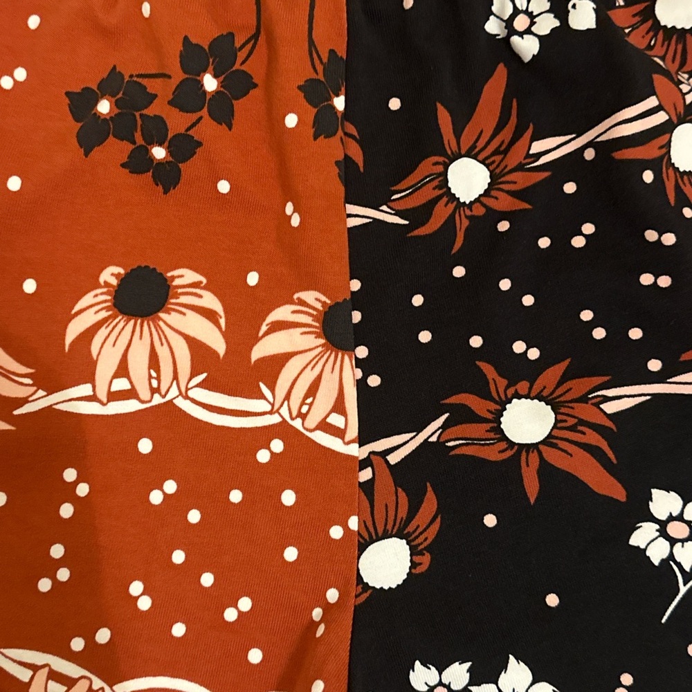Nike Pink and Orange High Waist Floral Shorts - Picture 5 of 5